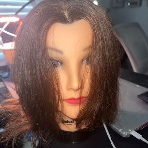 Human Hair Cosmetology mannequin.